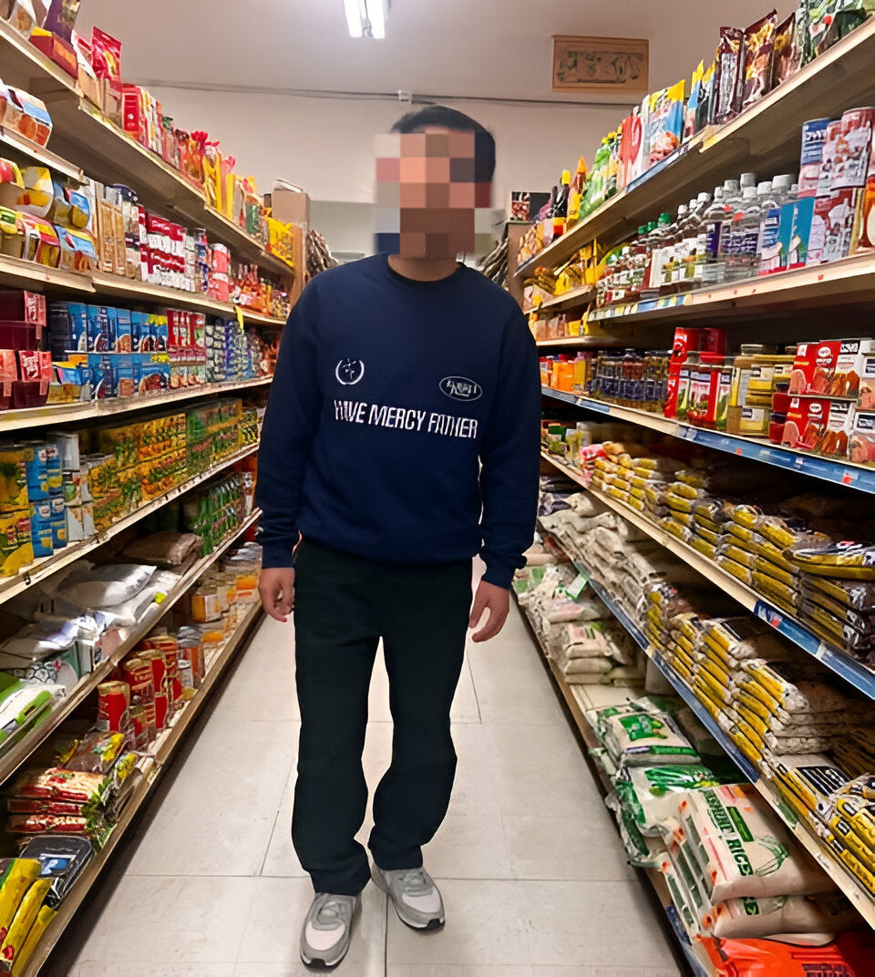 HAVE MERCY FATHER SWEATSHIRT