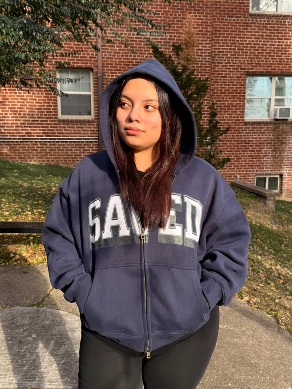 Saved Zip Up Hoodie